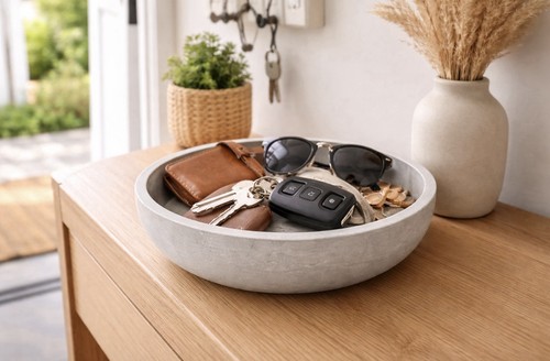 Betonschale 20cm modern grau