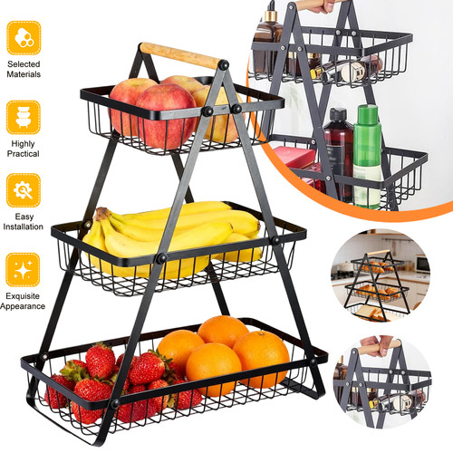 Stöckig obstkorb obstschale - 3,