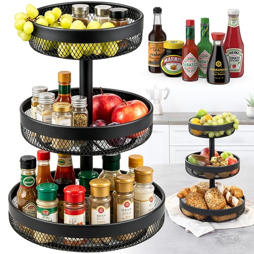 Obst etagere schwarz metall - obst,