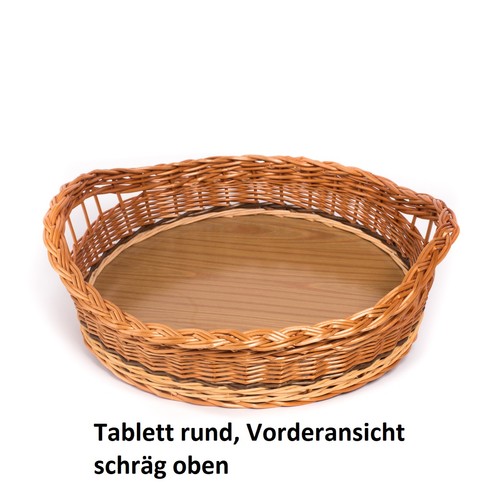 Tablett rund obstschale - rund,