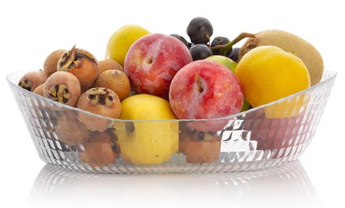 Obstschale glas oval - oval, ml