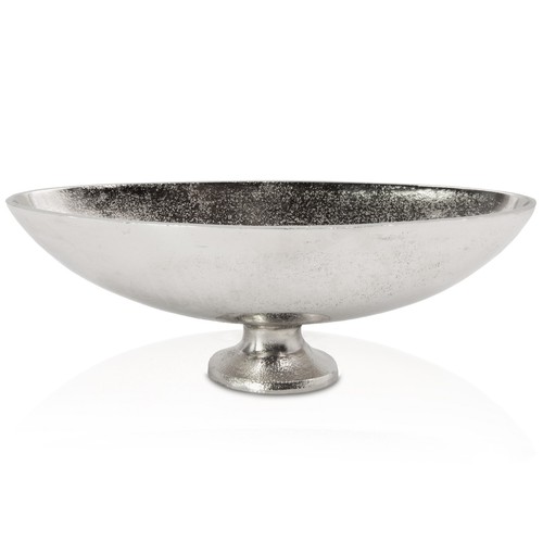 Boho deko schale silber tisch - deko,